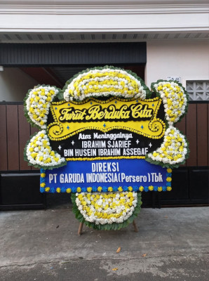 Papan Bunga Duka di Kaubun