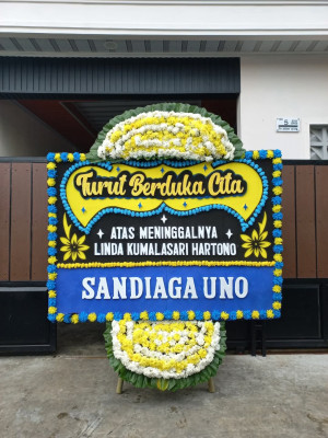 Papan Bunga Duka di Kaubun